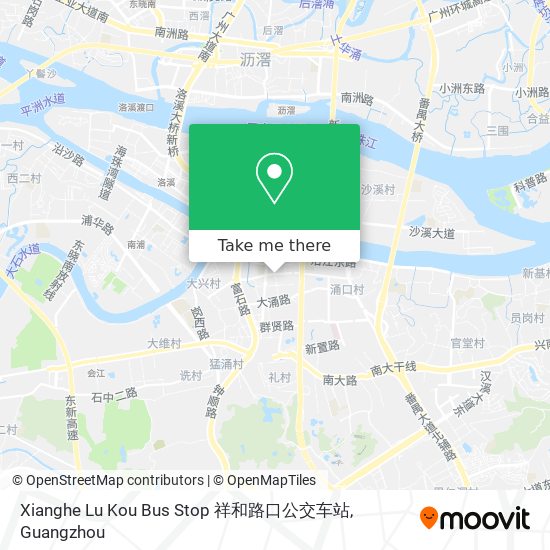 Xianghe Lu Kou Bus Stop 祥和路口公交车站 map