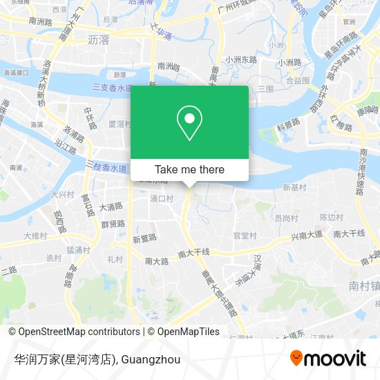 华润万家(星河湾店) map