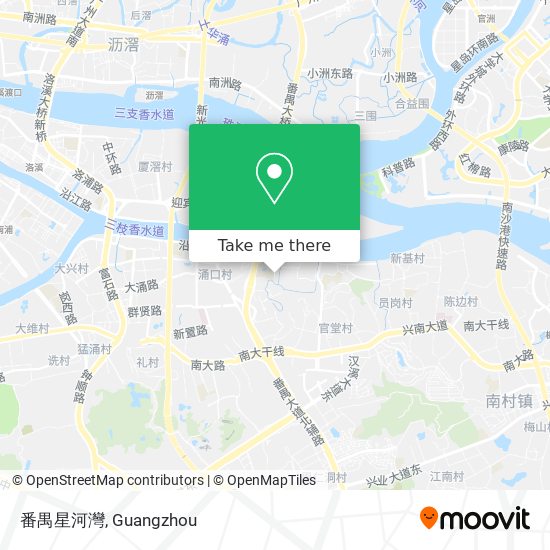 番禺星河灣 map