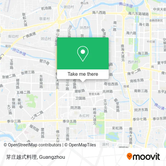 芽庄越式料理 map