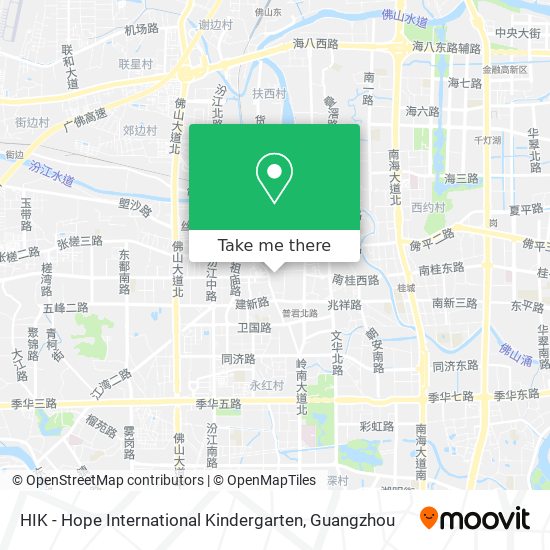 HIK - Hope International Kindergarten map