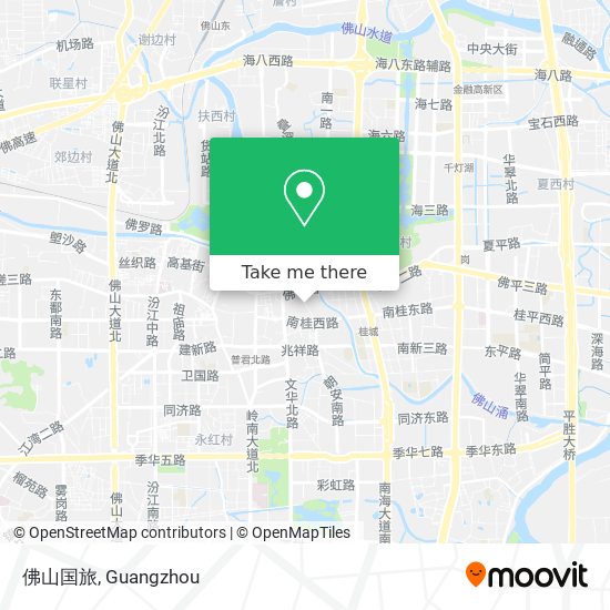 佛山国旅 map