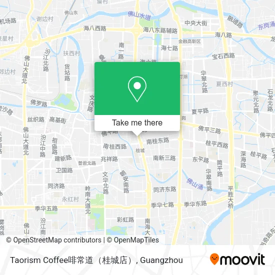 Taorism Coffee啡常道（桂城店） map