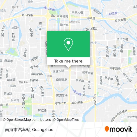 南海市汽车站 map