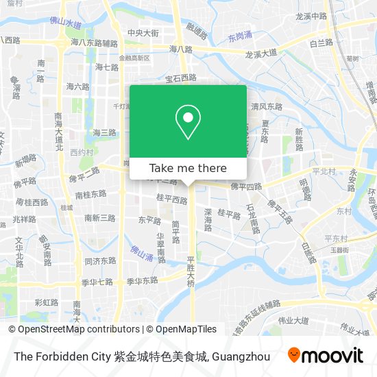 The Forbidden City 紫金城特色美食城 map