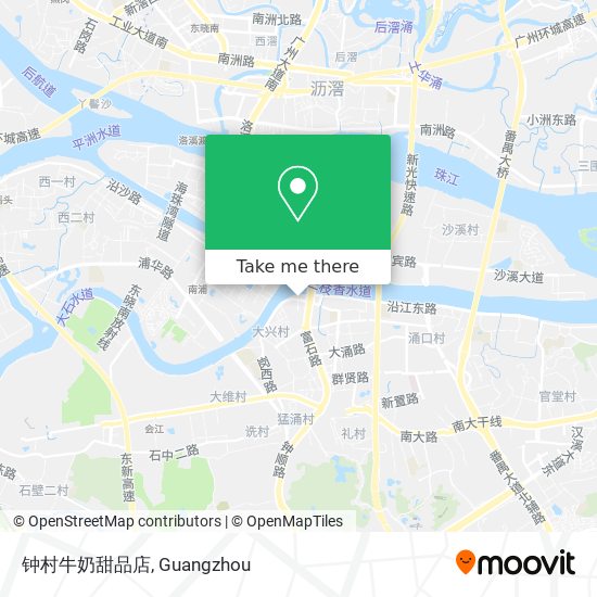 钟村牛奶甜品店 map