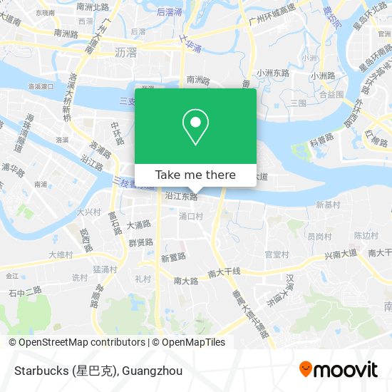 Starbucks (星巴克) map