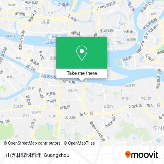 山秀林韓國料理 map