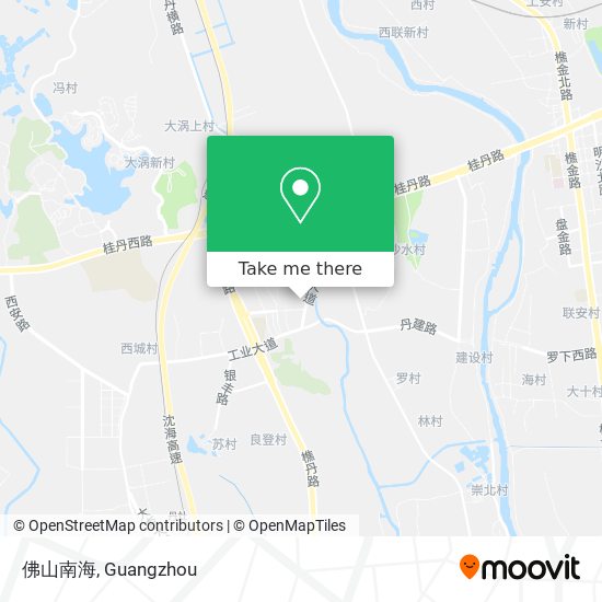 佛山南海 map