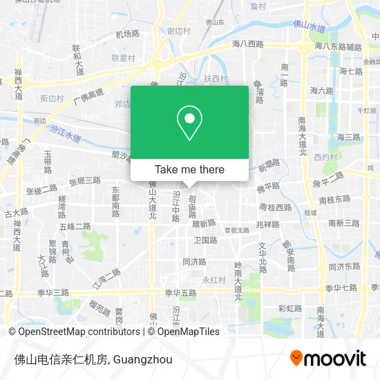 佛山电信亲仁机房 map