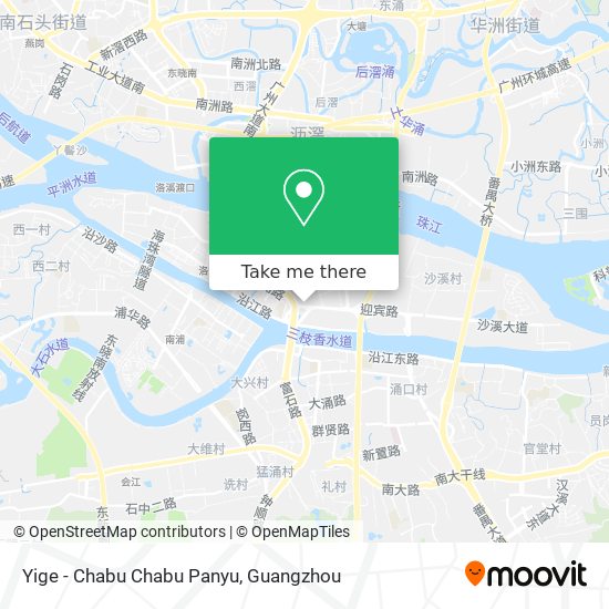 Yige - Chabu Chabu Panyu map