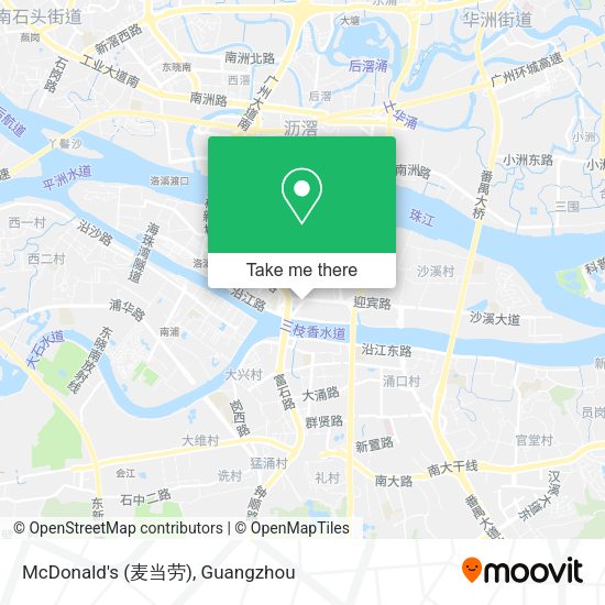 McDonald's (麦当劳) map