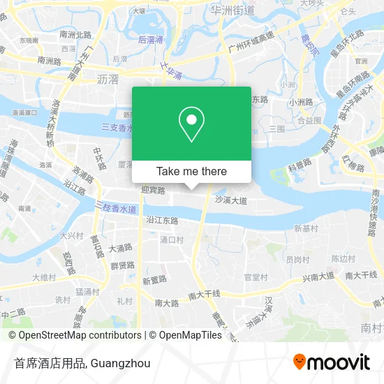 首席酒店用品 map