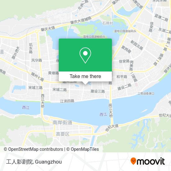 工人影剧院 map
