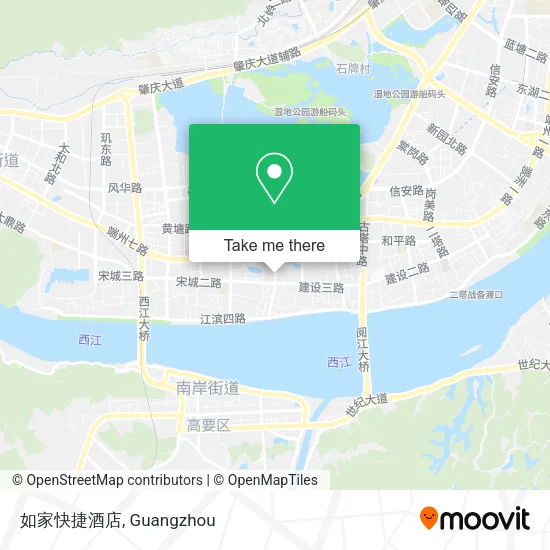 如家快捷酒店 map