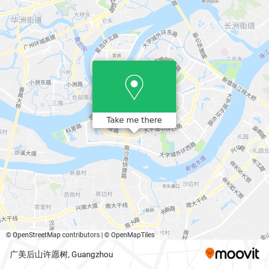 广美后山许愿树 map