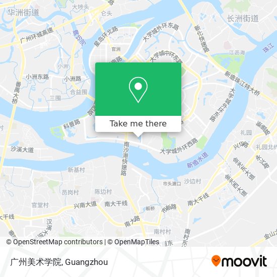 广州美术学院 map