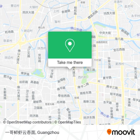 一哥鲜虾云吞面 map