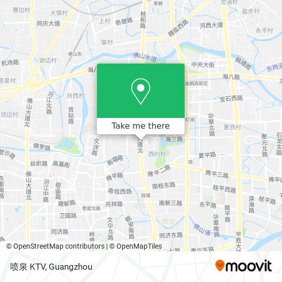 喷泉 KTV map