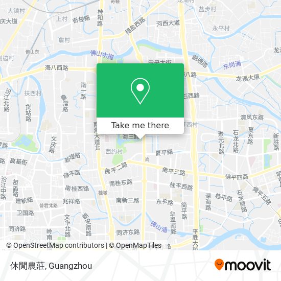 休閒農莊 map