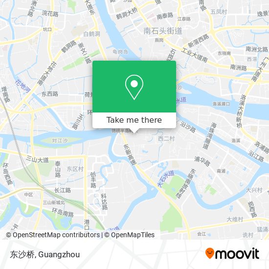 东沙桥 map