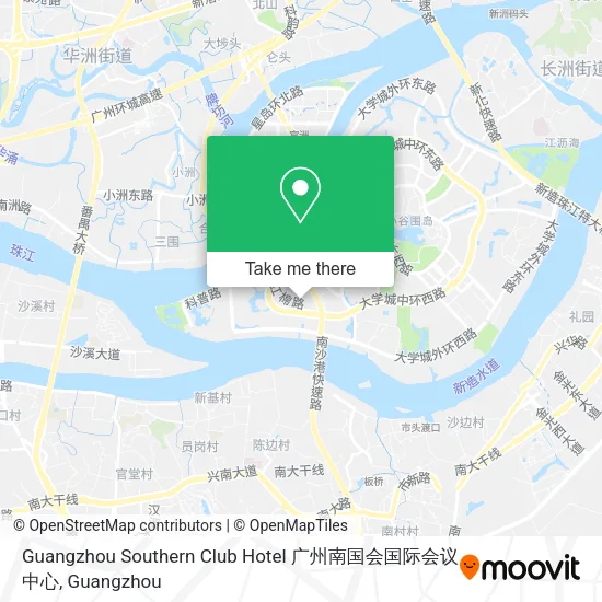 Guangzhou Southern Club Hotel 广州南国会国际会议中心 map