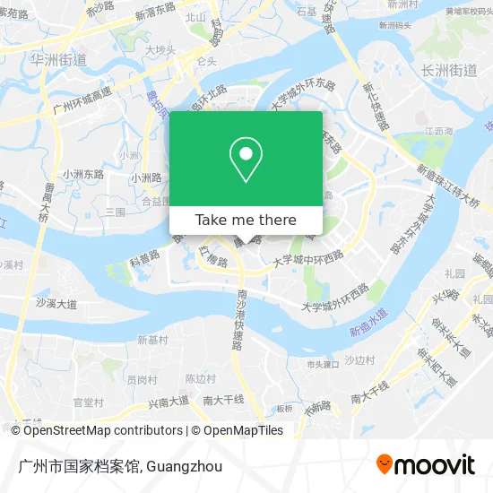 广州市国家档案馆 map