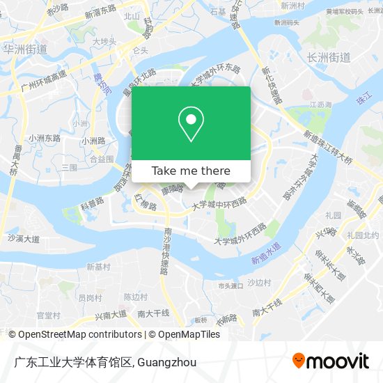 广东工业大学体育馆区 map