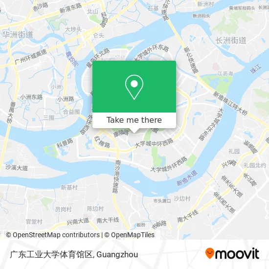 广东工业大学体育馆区 map