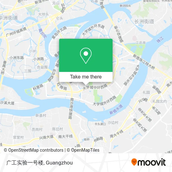 广工实验一号楼 map