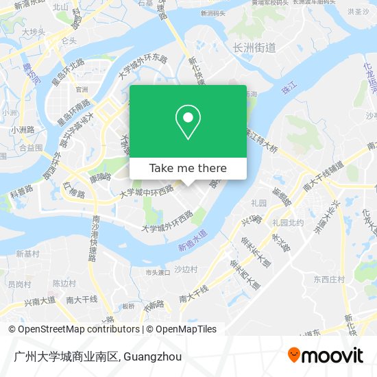 广州大学城商业南区 map