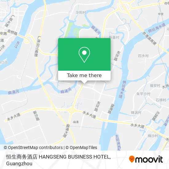 恒生商务酒店 HANGSENG BUSINESS HOTEL map