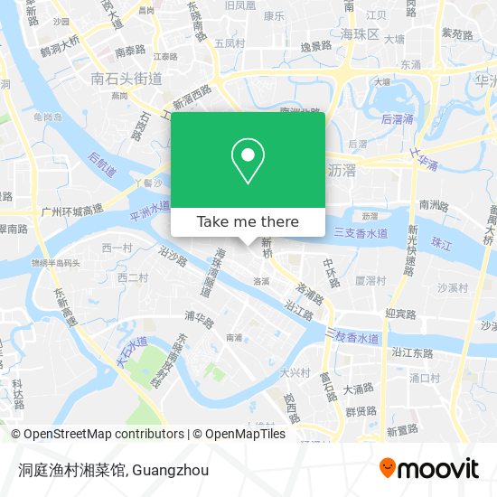 洞庭渔村湘菜馆 map