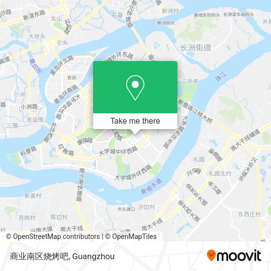 商业南区烧烤吧 map