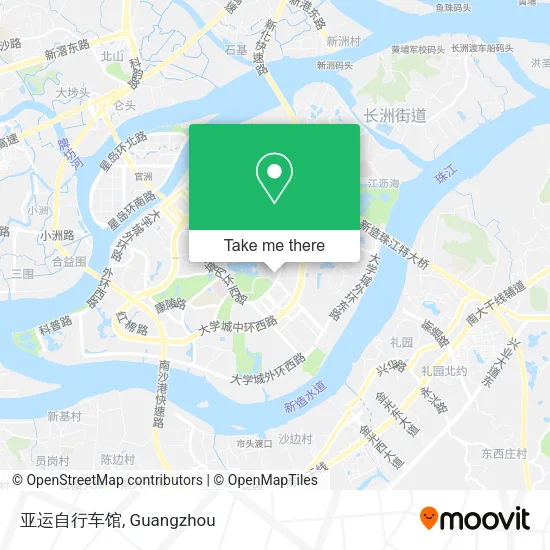 亚运自行车馆 map