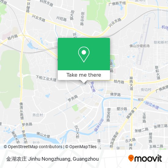金湖农庄 Jinhu Nongzhuang map