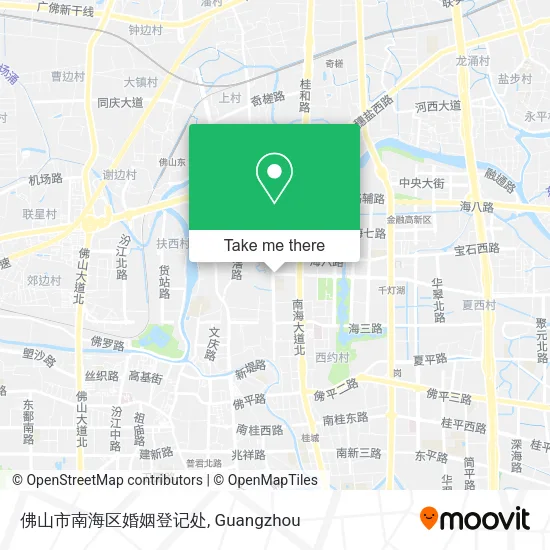 佛山市南海区婚姻登记处 map