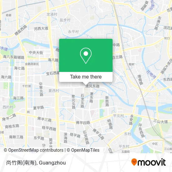 尚竹阁(南海) map