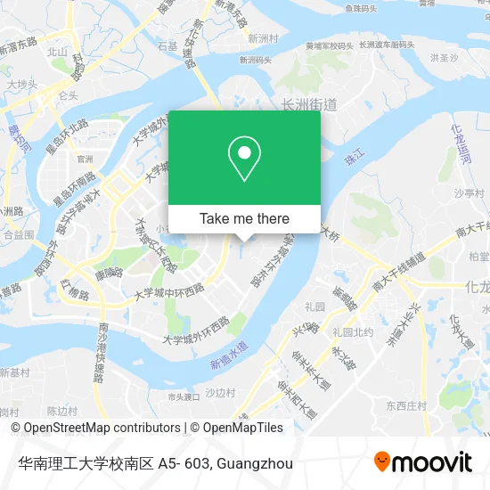 华南理工大学校南区 A5- 603 map