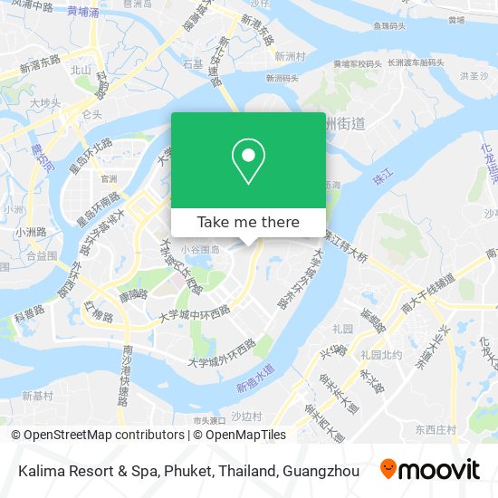 Kalima Resort & Spa, Phuket, Thailand map