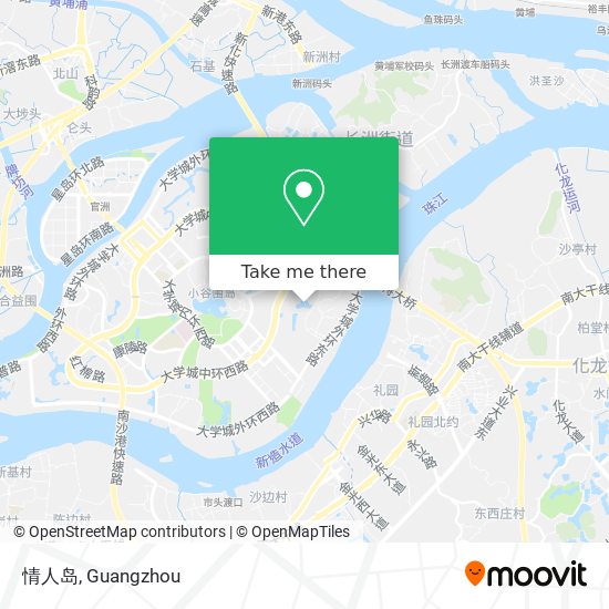 情人岛 map