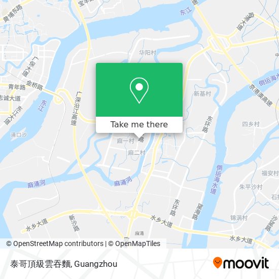 泰哥頂級雲吞麵 map