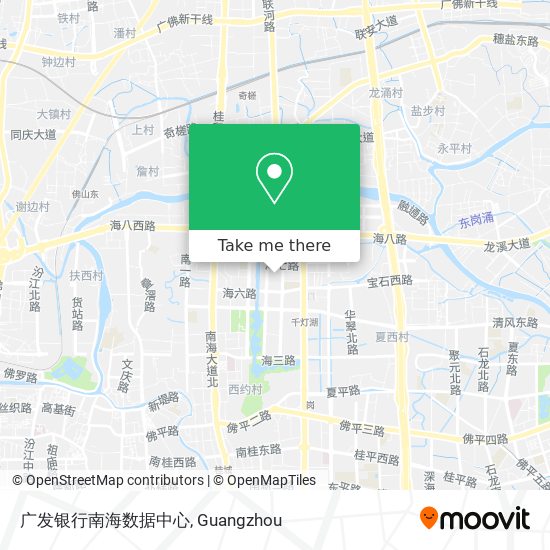 广发银行南海数据中心 map