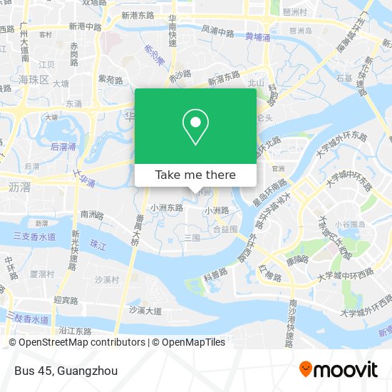 Bus 45 map