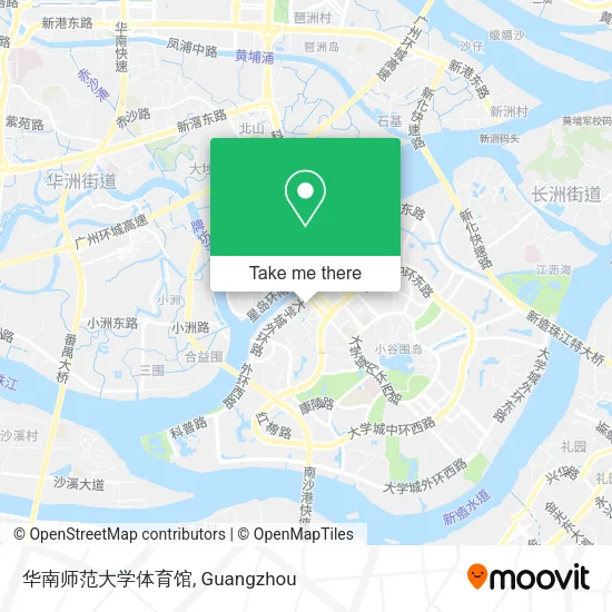 华南师范大学体育馆 map