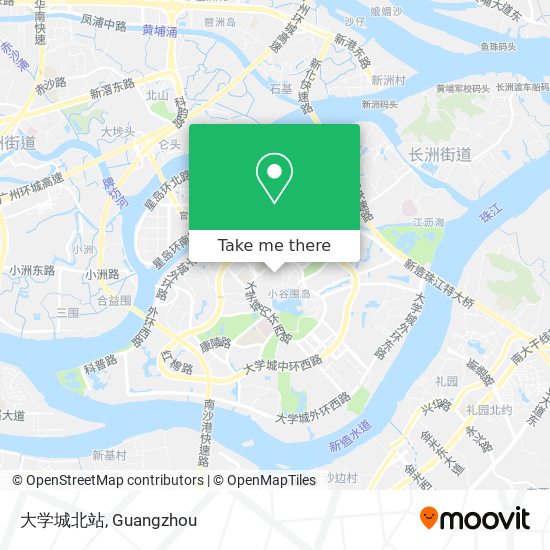 大学城北站 map