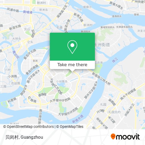 贝岗村 map