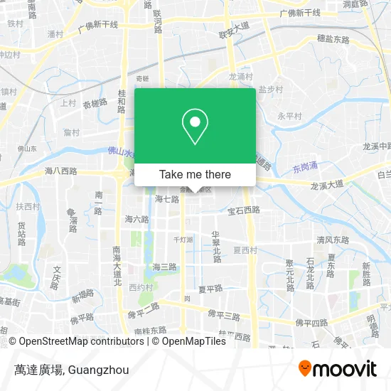 萬達廣場 map