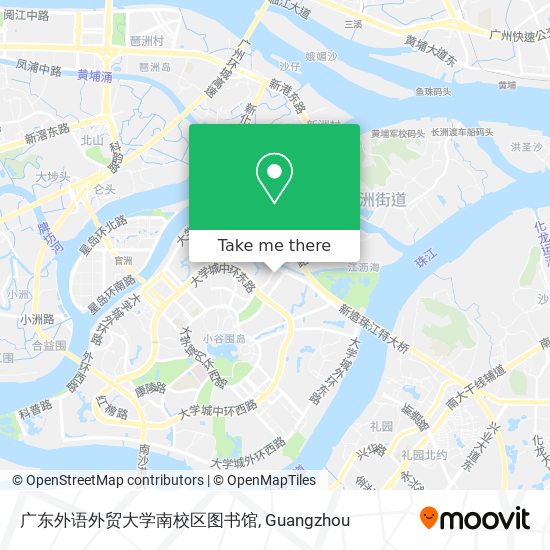 广东外语外贸大学南校区图书馆 map