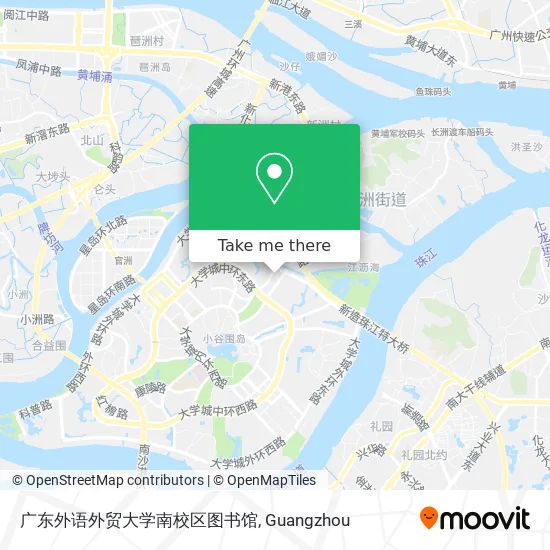 广东外语外贸大学南校区图书馆 map